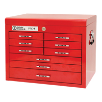 Coffre sup&eacute;rieur de s&eacute;rie PRO+, 26" la, 9 tiroirs, Rouge D. Morneault & Fils
