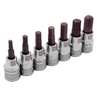 Jeu de douilles m&eacute;triques standards, 7 mrcx D. Morneault & Fils