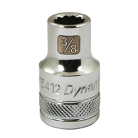 SAE Socket, 3/8", 1/2" Drive, 12 Points D. Morneault & Fils