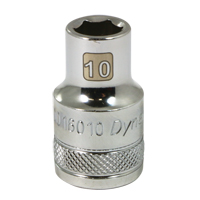 Metric Socket, 10 mm, 1/2" Drive, 6 Points D. Morneault & Fils