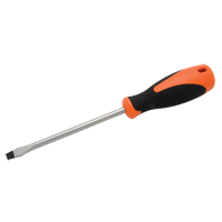 Slotted Screwdriver, 5/16" Tip, Round, 10-5/8" L, Cushion Grip Handle D. Morneault & Fils
