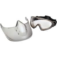 Lunettes de s&eacute;curit&eacute; Capstone Shield avec &eacute;cran facial amovible, Lentille Transparent, Antibu&eacute;e, Ventilation Directe/Ferm&eacute; D. Morneault & Fils