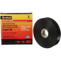 Scotch&reg; Super 88 Professional-Grade  Electrical Tape, 19 mm (3/4") W x 32.9 m (108') L, 8.5 mils, Black D. Morneault & Fils