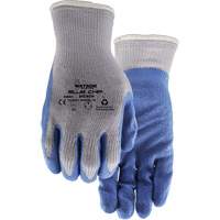 Gants enduits Stealth Blue Chip, Grand, R&ecirc;vetement Latex de caoutchouc, Calibre 10, Enveloppe en Polyester D. Morneault & Fils