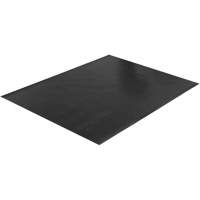 Wide Rib Matting, Runner, 4' x 75' x 1/8", Black D. Morneault & Fils