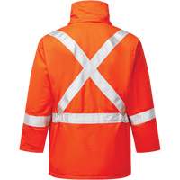 UltraSoft&reg; 9 oz. High-Visibility Insulated Parka, Orange, X-Large D. Morneault & Fils