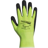 Dexterity&reg; Coated Gloves, 10, Latex Coating, 13 Gauge, Polyester Shell D. Morneault & Fils