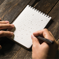 Pocket Top-Spiral Notebook, Soft Cover, Yellow, 100 Pages, 4" W x 6" L D. Morneault & Fils