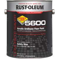 Peinture d'acrylique pour plancher Concrete Saver 5600 System, 1 gal., &agrave; l'eau, Brillant, Bleu D. Morneault & Fils