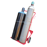 Cylinder Cart, Mold-on Rubber Wheels, 25-1/2"W x 7"L Base, 350 lbs. D. Morneault & Fils