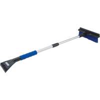 Snow Brush, Telescopic, Polypropylene Blade, 32-1/2" Long, Blue D. Morneault & Fils
