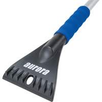 Snow Brush, Telescopic, Polypropylene Blade, 32-1/2" Long, Blue D. Morneault & Fils