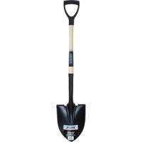 Round Point Shovel, Tempered Steel Blade, Hardwood, D-Grip Handle D. Morneault & Fils