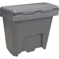Salt & Sand Storage Bins, With Hasp, 21" x 27" x 26", 4.24 cu. ft., Grey D. Morneault & Fils