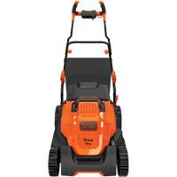Lawn Mower with Comfort Grip Handle, Push Walk-Behind, Electric, 17" Cutting Width D. Morneault & Fils