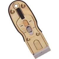 Ergonomic Razor Scrapers, Carbon Steel Blade, 1-1/2" Wide, Rubber Handle D. Morneault & Fils