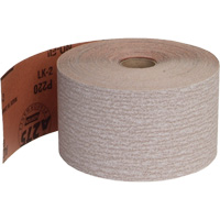 Rouleau de papier abrasif PSA sans chargement, Oxyde d'aluminium, 2-3/4" la x 135' lo, Grain 220 D. Morneault & Fils