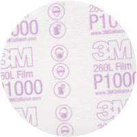 Hookit Finishing Film Disc, 5" Dia., P1000 Grit, Aluminum Oxide D. Morneault & Fils