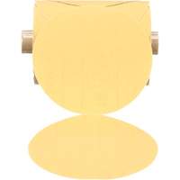 Disque abrasif dor&eacute; en rouleau de papier Stikit, 5" dia., Grain P180, Oxyde d'aluminium D. Morneault & Fils