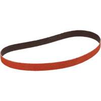 Courroie en toile 777F, 1/2" la x 18" lo, Oxyde d'aluminium, Grain P100 D. Morneault & Fils