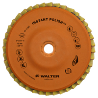 Instant Polish Flap Disc, 4-1/2" x 5/8"-11, Type 27, Very Fine Grit, Zirconium D. Morneault & Fils