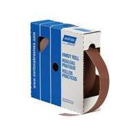 Rouleau de feuille &agrave; poncer pratique, Oxyde d'aluminium, 3" la x 150' lo, Grain P80 D. Morneault & Fils