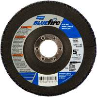 Disque &agrave; lamelles BlueFire, 5" x 7/8", Type 29, Grain 36, Alumine de zirconium D. Morneault & Fils