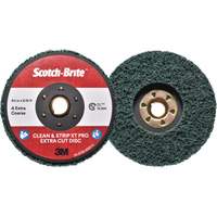 Scotch-Brite Clean & Strip XT Pro Extra Cut Disc, 4-1/2" Dia., Extra Coarse Grit, Aluminum Oxide D. Morneault & Fils
