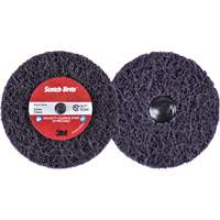 Scotch-Brite Roloc+ Clean & Strip XT Pro Disc, 4" Dia., Extra Coarse Grit, Silicon Carbide D. Morneault & Fils