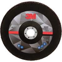 769F Quick Change Flap Disc, 7" x 5/8"-11, Type 27, 40+ Grit, Aluminum Oxide/Ceramic D. Morneault & Fils
