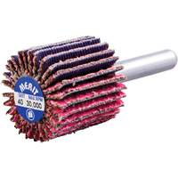 Shank Mounted Mini Flap Wheel, Ceramic Alumina, 40 Grit, 1" x 1" x 1/4" D. Morneault & Fils