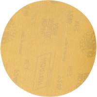 Disque de ponçage en papier H&L Gold Reserve A296 avec trous d'aspiration, dia 6", Grain 240, Oxyde d'aluminium, Poids C D. Morneault & Fils