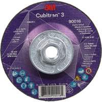 Cubitron 3 Cut & Grind Wheel, 4-1/2" x 5/32", 5/8"-11 Arbor, Type T27, 36+ Grit, Ceramic D. Morneault & Fils