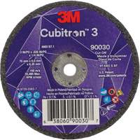 Cubitron 3 Cut-Off Wheel, 3" x 0.035", 1/4" Arbor, Type T1, Ceramic, 21000 RPM D. Morneault & Fils