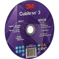 Cubitron 3 Cut-Off Wheel, 7" x 0.09", 7/8" Arbor, Type T27, Ceramic, 8500 RPM D. Morneault & Fils