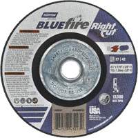 BlueFire RightCut Right Angle Cut-Off Wheel, 4-1/2" x 1/16", 5/8"-11 Arbor, Type 27/42, Aluminum Oxide, 13580 RPM D. Morneault & Fils