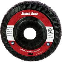Scotch-Brite Clean and Strip XT Pro Disc XO-DC, 4-1/2" Dia., Extra Coarse Grit, Silicon Carbide D. Morneault & Fils