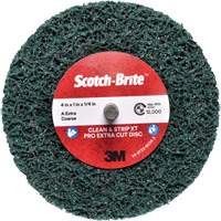 Scotch-Brite Clean and Strip XT Pro Extra Cut Disc XC-DC, 4" Dia., Extra Coarse Grit, Aluminum Oxide D. Morneault & Fils