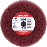 Scotch-Brite Roloc Plus General Purpose Scuffing Wheel, 4" Dia. D. Morneault & Fils