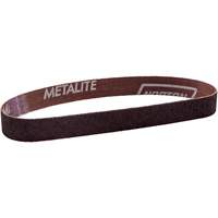 Courroie de ponçage en tissu Metalite, 3/4" la x 20-1/2" lo, Oxyde d'aluminium, Grain 60 D. Morneault & Fils