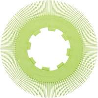 Brosse radiale en soies de pr&eacute;cision type S PN-RB sans adaptateur Scotch-Brite, C&eacute;ramique, Grain 50+, 8" dia. D. Morneault & Fils