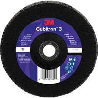 Disque &agrave; lamelles plate 1169F Cubitron 3, 7" x 7/8", Type T27, Grain 40+, C&eacute;ramique D. Morneault & Fils
