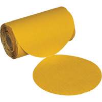 Stikit No Hole Gold Abrasive Disc Roll, 6" Dia., 220 Grit, Aluminum Oxide D. Morneault & Fils