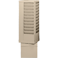 Pr&eacute;sentoirs, Rotatif, 44 fentes, Acier, 14-1/8" la x 14-1/8" p x 48-1/2" h D. Morneault & Fils