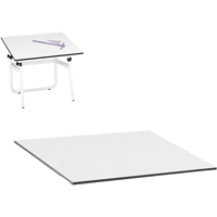 Table Top for Vista Adjustable Drawing Table, 48" W x 3/4" H, White D. Morneault & Fils