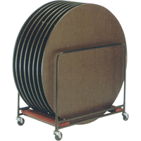 Chariots de table empilables, 49" la x 31,25" p x 41,25" h D. Morneault & Fils