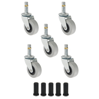 Tabourets pivotants &agrave; base en acier D. Morneault & Fils