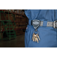 Porte-cl&eacute;s Super48, Polycarbonate, C&acirc;ble 48", Fixation Agrafe de ceinture D. Morneault & Fils