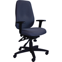 Cierra Petite Series Ergonomic Chairs, Fabric, Grey, 300 lbs. Capacity D. Morneault & Fils