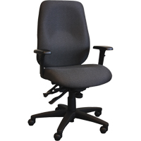Cierra Ergonomic Chairs, Fabric, Black, 275 lbs. Capacity D. Morneault & Fils